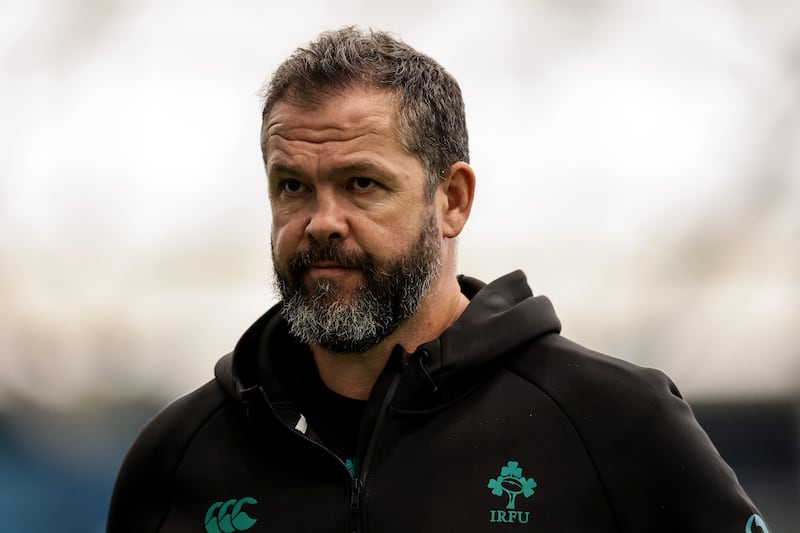 Ireland head coach Andy Farrell. Photograph: Ben Brady/Inpho