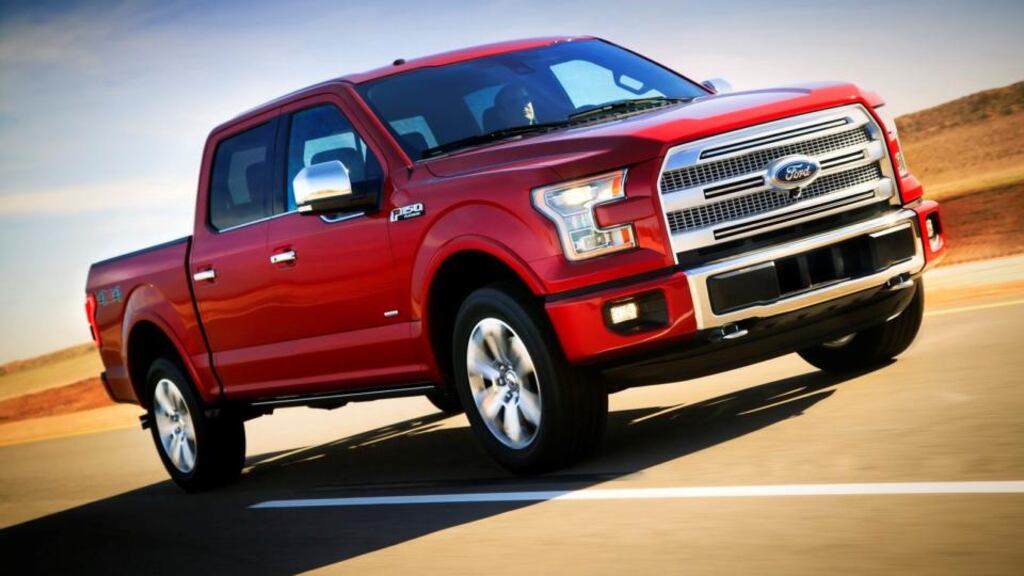 The new Ford F-150 pickup