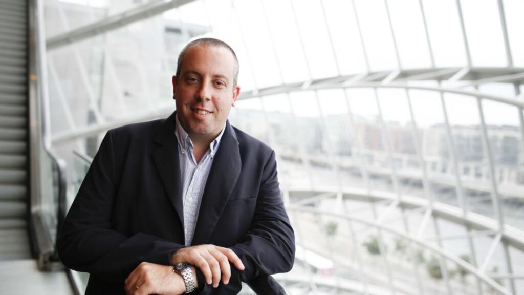 Dan Marom, author of The Crowdfunding Revolution, at Open Innovation 2.0 in Dublin last week. Photograph: Conor McCabe Photography