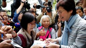 Beijing’s candidate expected to romp home in limited Hong Kong poll