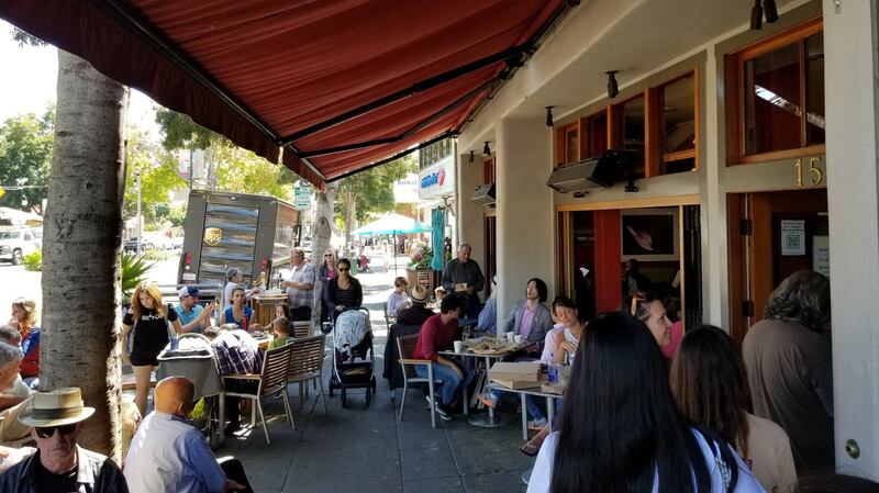 The Cheese Board pizza restaurant in Berkeley, California. Photograph: Getty Images