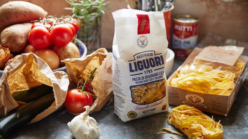 ‘I never imagined I would be so dedicated to pasta, but putting on the water for it marks the middle or end of our every day.’Photograph: Ola O Smit/Guardian. Food styling: Sam Dixon. Prop styling: Anna Wilkins