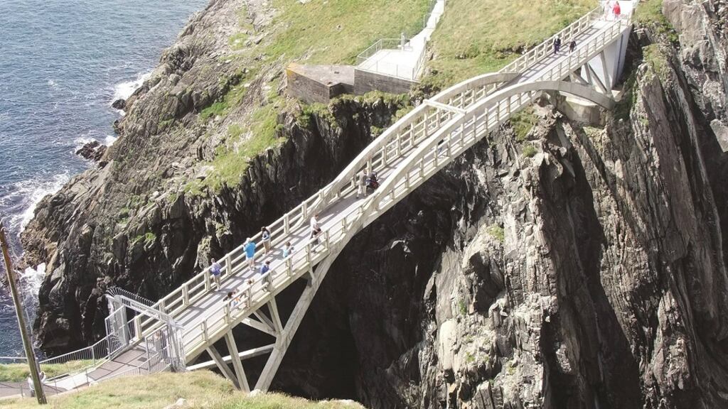 Mizen Head Bridge, just one of the amenities which make it a joy for people to visit the Cork coastline.