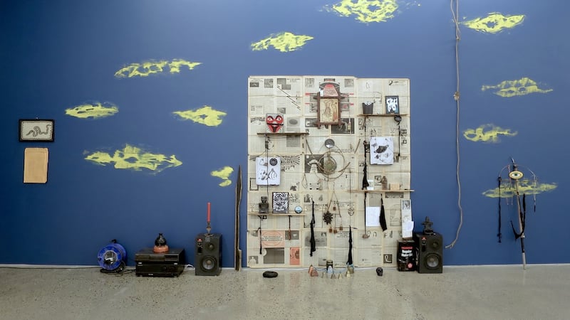 A Richard Proffitt installation at Kevin Kavanagh Gallery