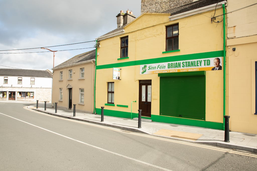 Portlaoise office of Brian Stanley, who resigned from Sinn Féin last week. Photograph: Michael Donnelly