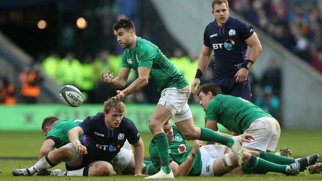 Johann van Graan on Conor Murray: ‘He won’t deliver the perfect performance every week but that’s a world class player.’ Photograph:David Rogers/Getty Images
