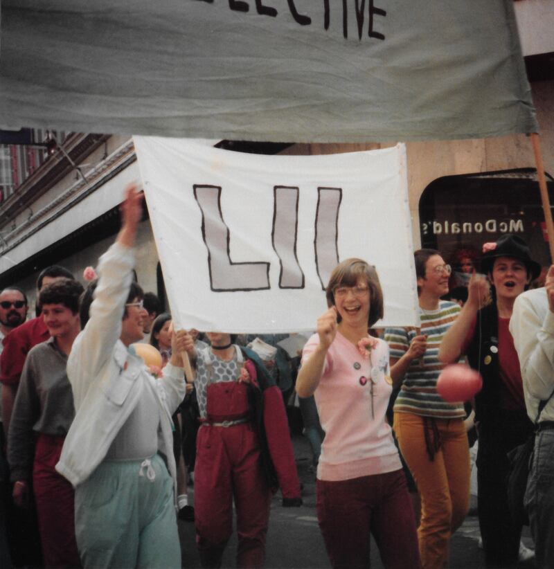 Visibility of LGBTQ+ groups had increased and they 'were more than ready to take to the streets'. Photograph: Pauline O'Donnell/Irish Queer Archive