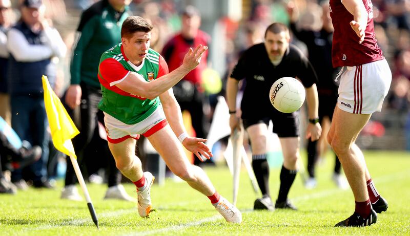 Lee Keegan: his continued presence would be a huge boost for new manager Kevin McStay, especially given Oisín Mullin's loss. Photograph: Ryan Byrne/Inpho