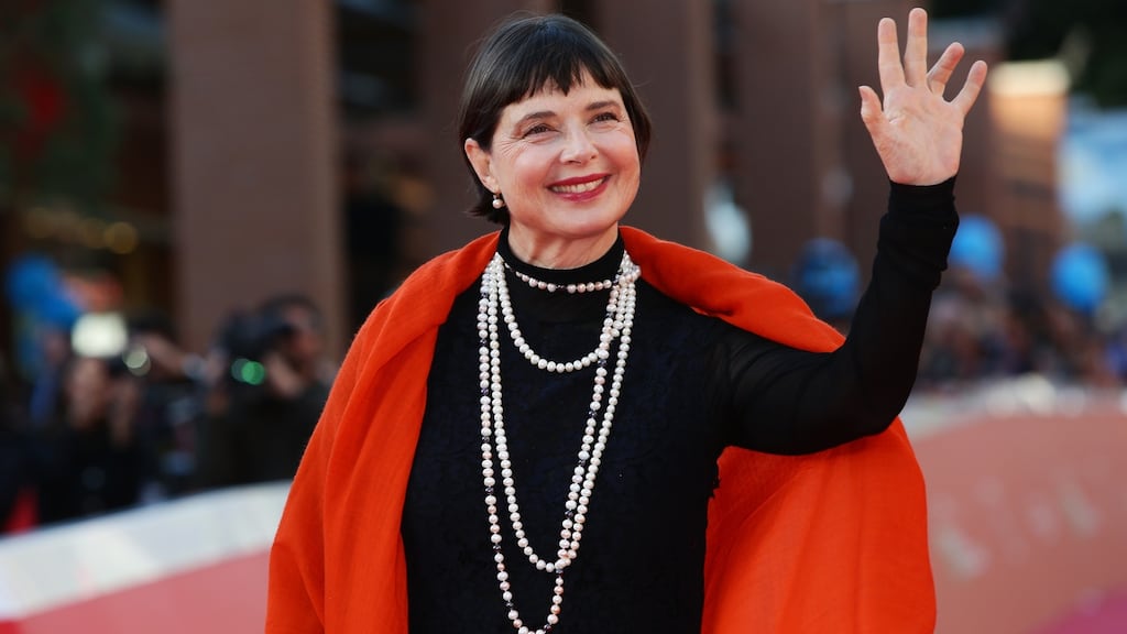 Isabella Rossellini walks the red carpet during the 10th Rome Film Fest at Auditorium Parco Della Musica on October 16, 2015 in Rome, Italy. Photograph: Vittorio Zunino Celotto/Getty Images