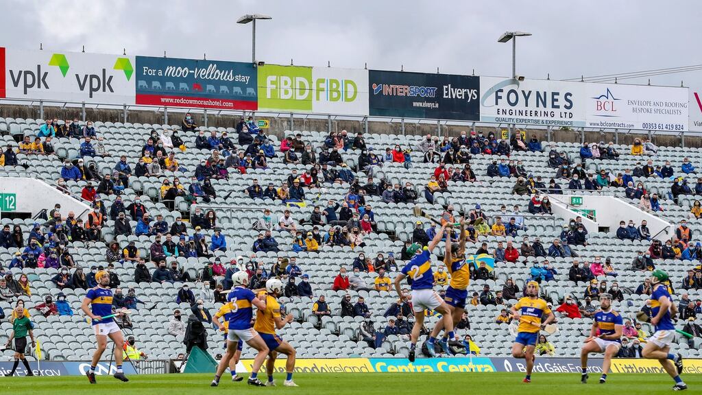 Tipperary progress to the Munster final after beating Clare at the Gaelic Grounds. Photograph: Bryan Keane/Inpho