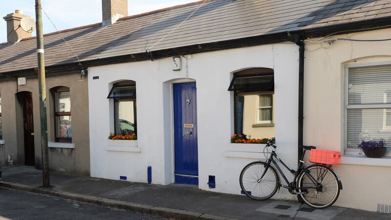 The cottage they rent in Stoneybatter. Photograph: Dara Mac Dónaill