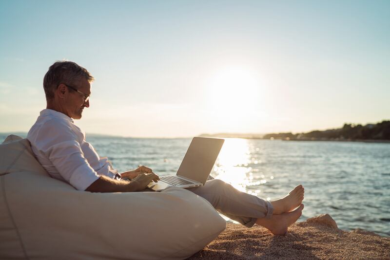 A workcation is a lifestyle choice, not a tax play. Photograph: Getty Images/iStockphoto