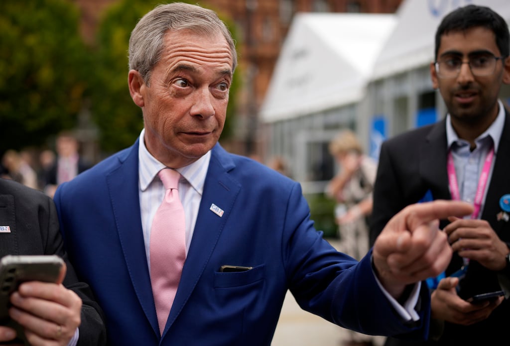 Former Leader of the Brexit Party Nigel Farage.