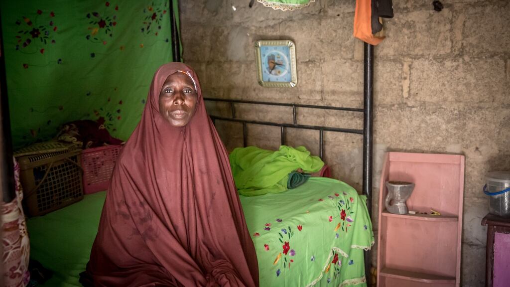 Falmata Mustapha earns barely enough money to survive. Photograph: Sally Hayden