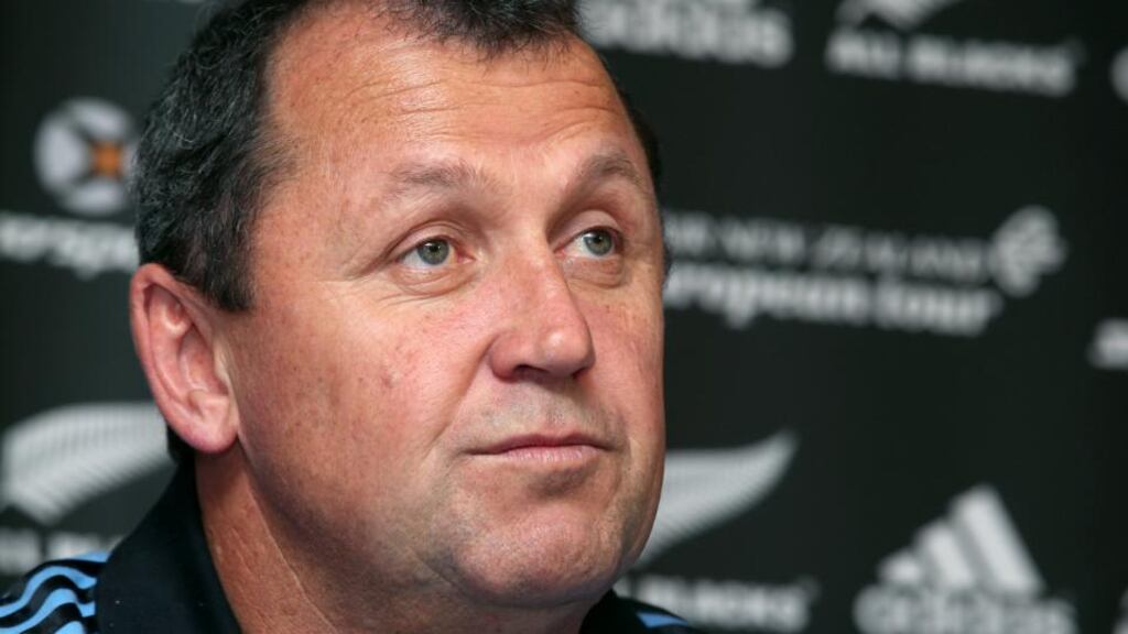 All Blacks assistant coach Ian Foster: “We’re ambitious. We want to play to a top level every week.”