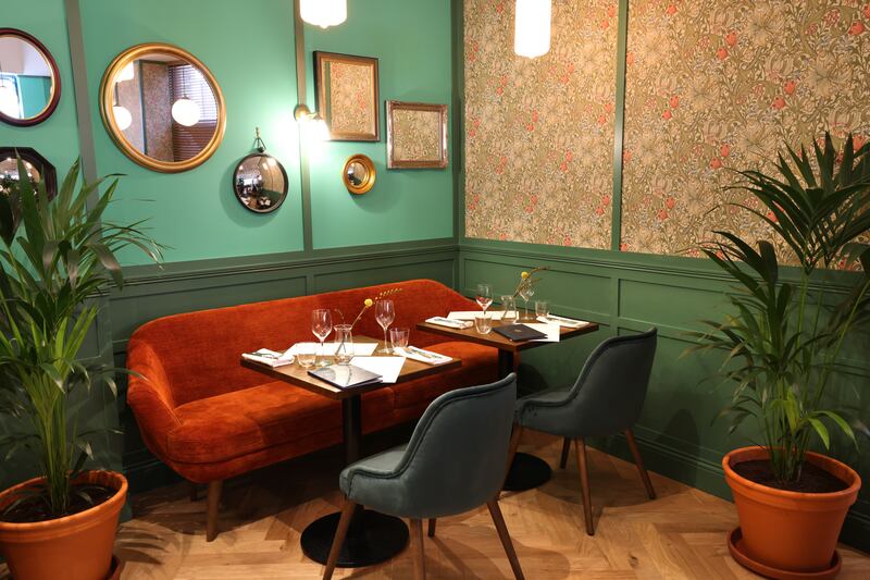 Oliver describes the interior fit out, designed by his own team, as 'smart, fresh and comfortable'. Photograph: Dara Mac Dónaill