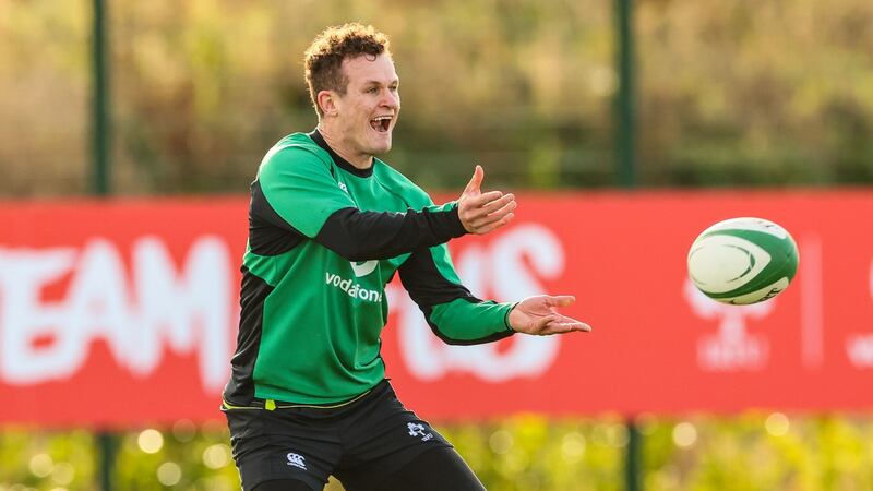 Billy Burns could start for Ireland against England on Saturday if he has fully recovered from his HIA. Photograph: Billy Stickland/Inpho