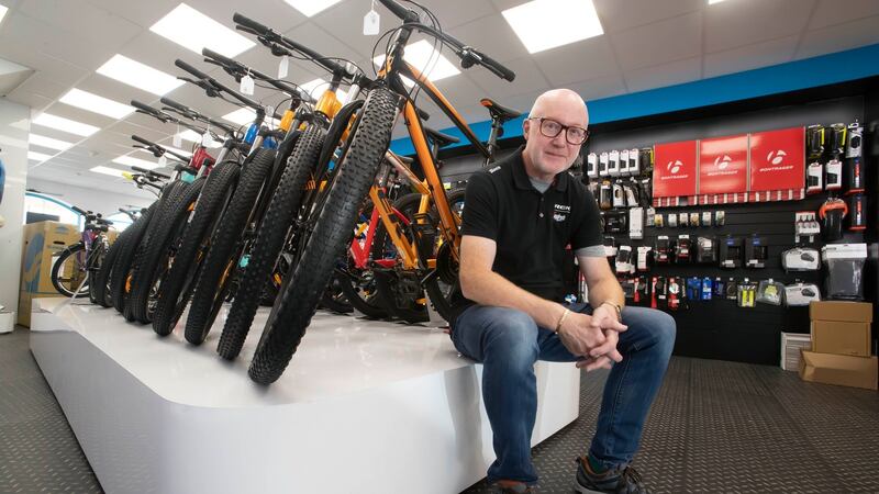 Eamon Barrett of Altitude bike shop in Waterford city. Photograph: Patrick Browne