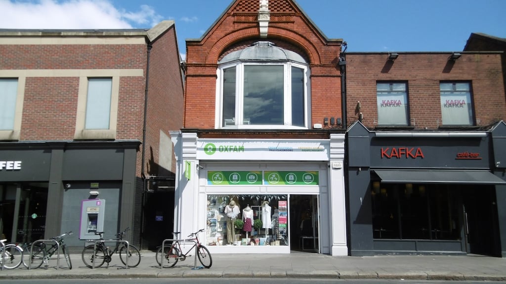 The ground floor of 232 Rathmines Road Lower, which has just been let to Oxfam at an initial rent of €77,500pa.