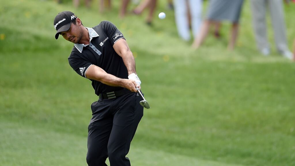 Jason Day of Australia chips in for birdie on the second green during the final round of the Arnold Palmer Invitational at Bay Hill Club and Lodge in Orlando, Florida. Photo: Stacy Revere/Getty Images