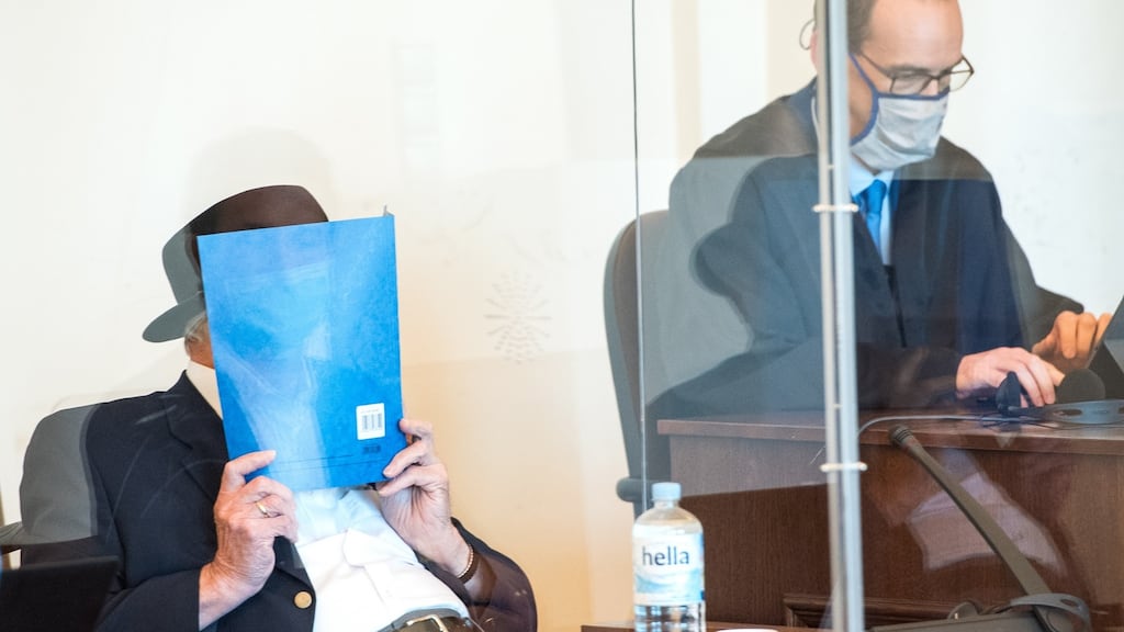 Former SS camp guard ‘Bruno D’ of the Stutthof Nazi concentration camp near Danzig. Photograph: Daniel Bockwoldt/EPA