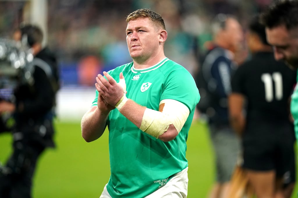 Ireland's Tadhg Furlong. Photograph: Adam Davy/PA Wire