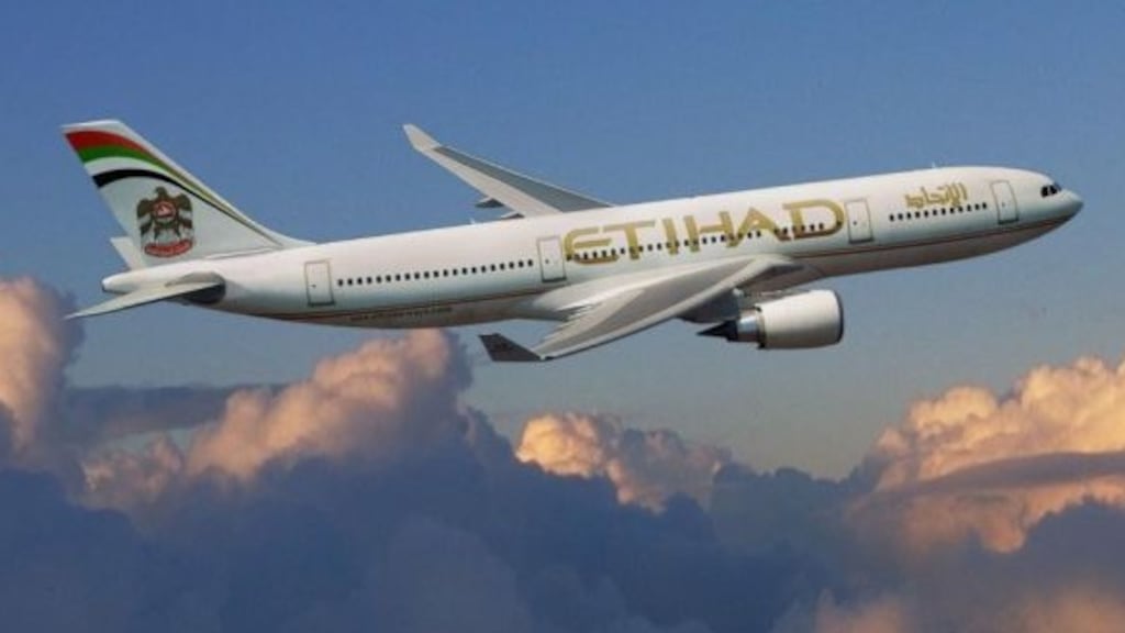 A flight from Abu Dhabi to Washington had to divert to Dublin Airport on Monday due to smoke coming from a passenger’s tablet.