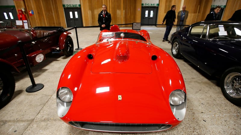 The 1957 Ferrari 335 Sport Scaglietti originally had a 3.8-litre V12 but was later upgraded to a much more powerful 4.1-litre engine