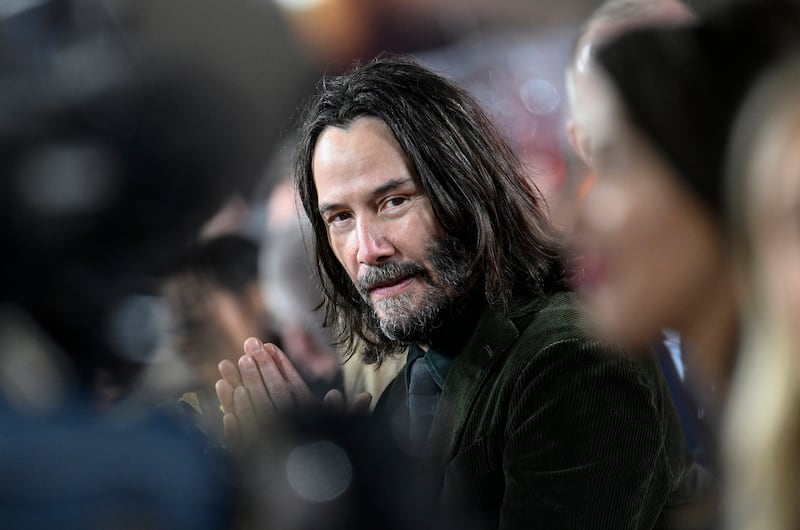 Keanu Reeves. Photograph: Gareth Cattermole/Getty