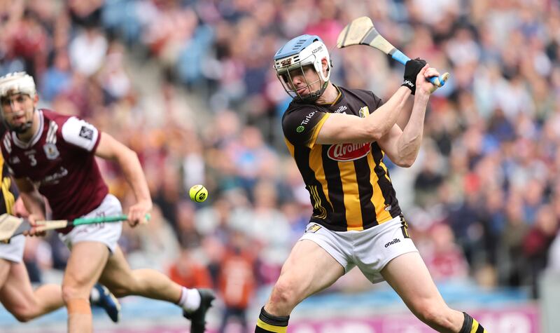 TJ Reid scoring for Kilkenny, which is what he tends to do. Photograph: Bryan Keane/Inpho