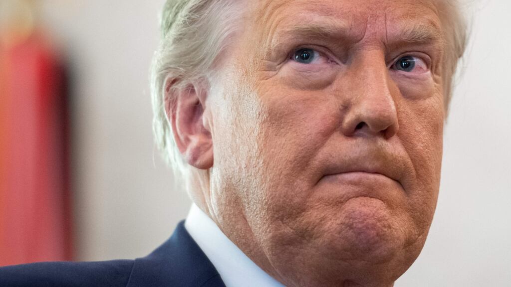 Donald Trump’s complaint names more than a dozen defendants, many of whom he has previously publicly attacked. Photograph: Saul Loeb/AFP via Getty Images