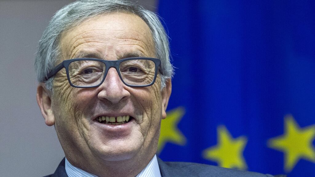 Jean-Claude Juncker. Photograph: Yves Herman/Reuters