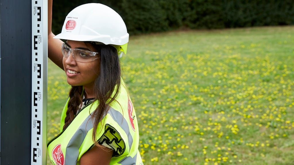 Sabrina Thakur, engineer with John Sisk & Son and part of our Excelerate graduate programme