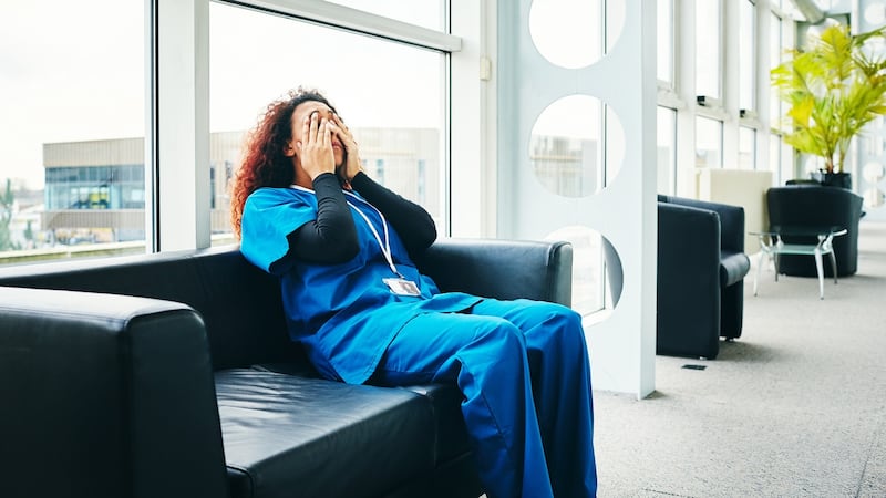It is very challenging for those working in the health system to admit to illness or difficulty. Photograph: iStock
