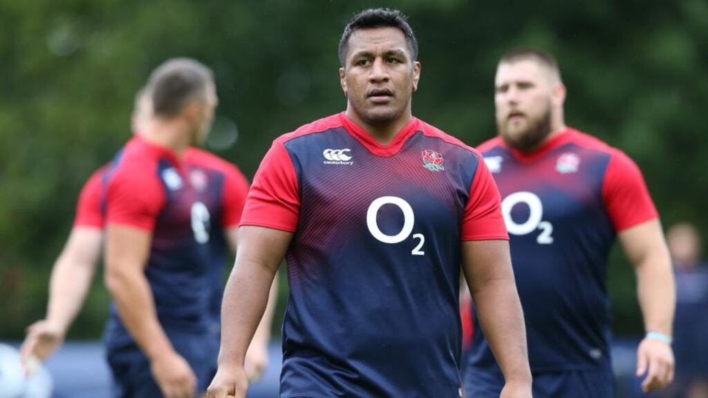 Mako Vunipola admits that England’s pre World Cup training camp in Denver made his question why he wanted to play rugby. Photograph: David Rogers/Getty Images