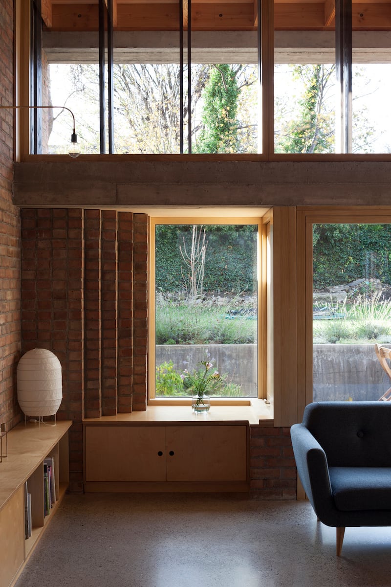 A coach house in Blackrock was converted into a home and office for Damien and Lee of Culligan Architects