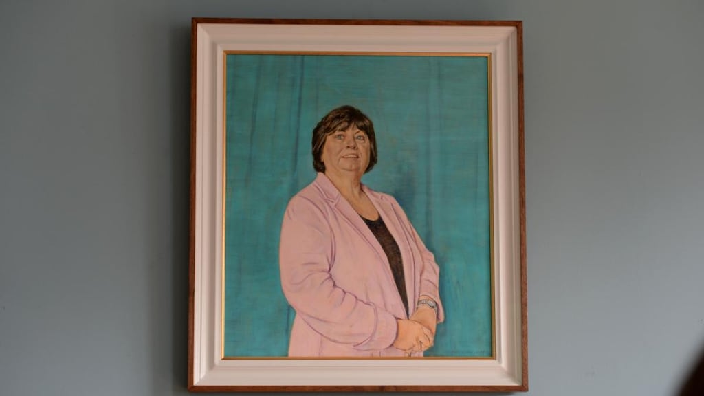 Dr Mary Harney: The unveiling of newly commissioned portraits in Trinity are part of the Hist250 anniversary celebrations. Photograph: Alan Betson / The Irish Times