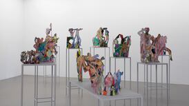 Anne Ryan: Tugann an Torann review – Art imbued with a drunken, wild glamour