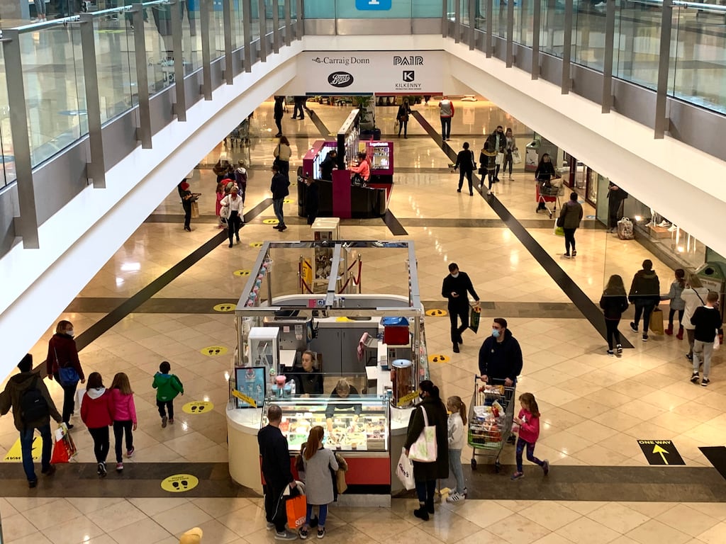 Swords Pavilions Shopping Centre is one of the holdings of Irish Life's Irish Property Fund, which has introduced a six-month notice period for withdrawal requests. Photograph: Tom Honan