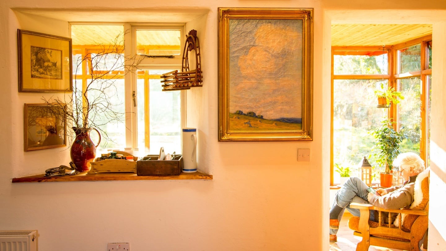 Inside the renovated former Cooracloona national school, where Sean MacDiarmada went to school. Photograph: James Connolly