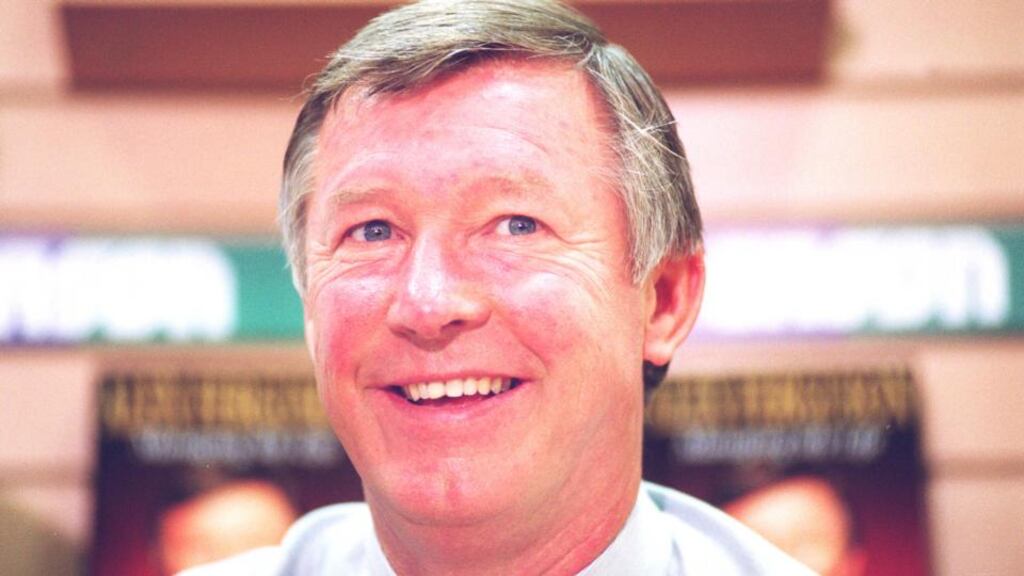 Alex Ferguson, former manager of Aberdeen FC and Manchester United. Photograph: Eric Luke/Irish Times