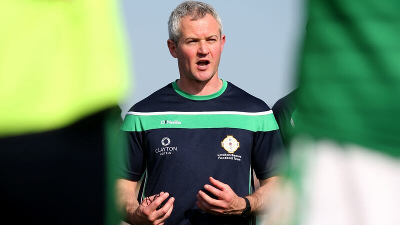 London manager Ciaran Deely: ‘We have around 14 of last year’s panel and about 18 new faces.’ Photograph: Gerry McManus/Inpho