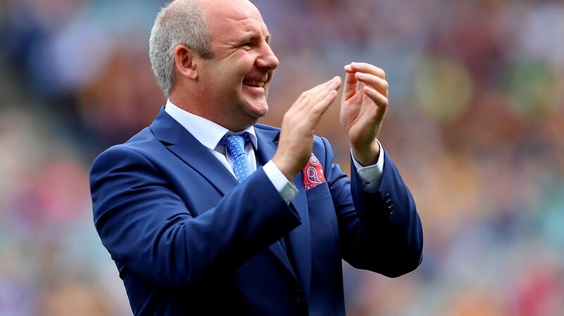 John Leahy at Croke Park in 2016 during the jubilee celebration honouring  the Tipperary All-Ireland winning  team of 1991. Photograph: James Crombie/Inpho