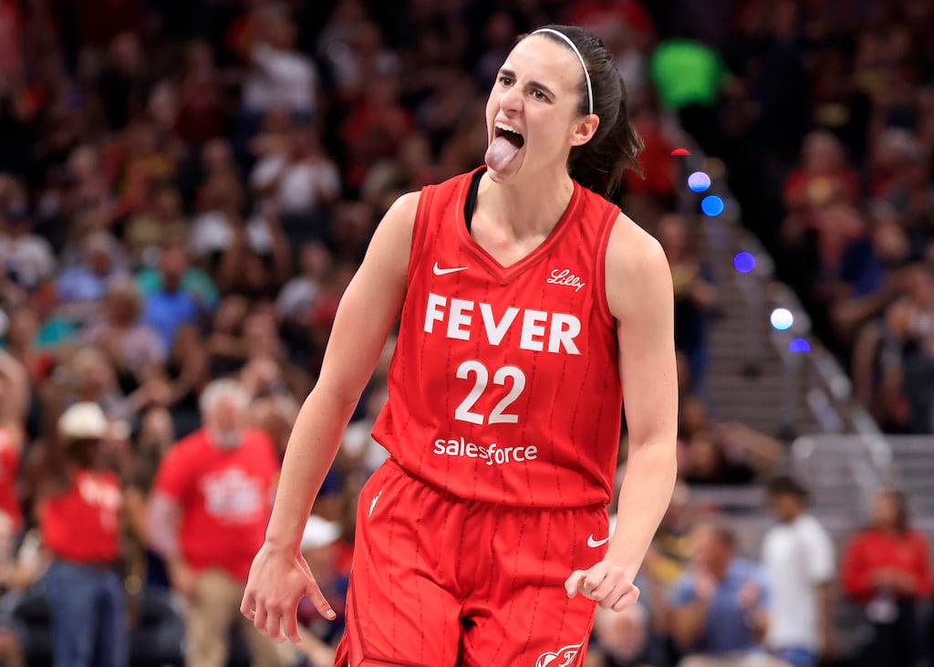 Caitlin Clark in action for Indiana Fever: she is changing the game before our eyes, shattering box office and scoring records on a near weekly basis during a rookie campaign like no other. Photograph: Justin Casterline/Getty Images