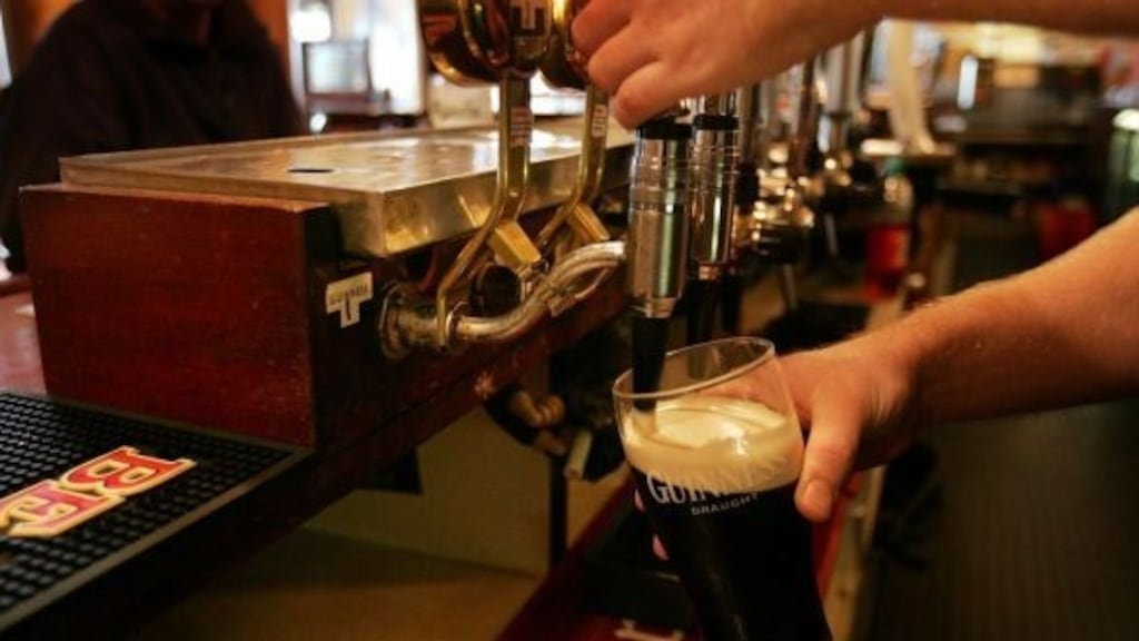 The study revealed that 67 per cent of over 65s drank alcohol with 27 per cent identified as heavy drinkers. File image: The Irish Times