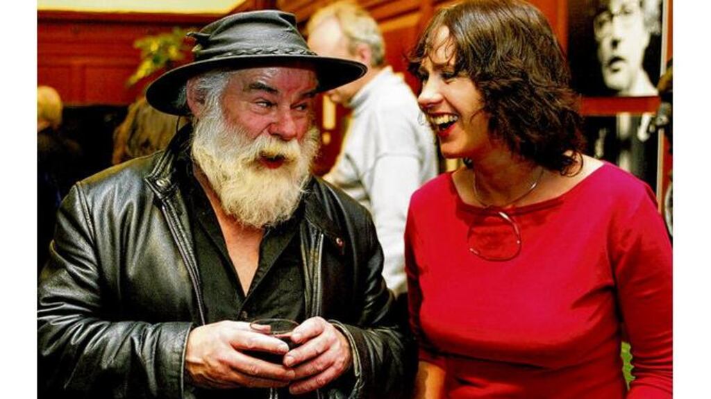 Dardis Clarke with Victoria Clarke in 2004. photograph: fran veale