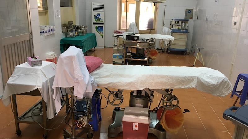 The operating room at the Vietnam-Cuba Friendship Hospital. “The Cuba” has an air of faded grandeur, and of langourous, unhurred elegance, writes Darragh Murphy.