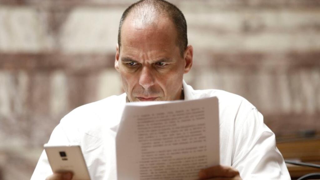 Yanis Varoufakis: annoyed the European establishment with lots of analysis. Photograph: Kostas Tsironis/Bloomberg