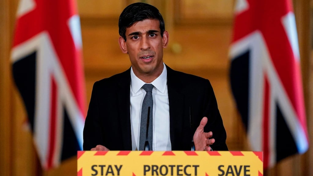 UK chancellor of the exchequer Rishi Sunak.