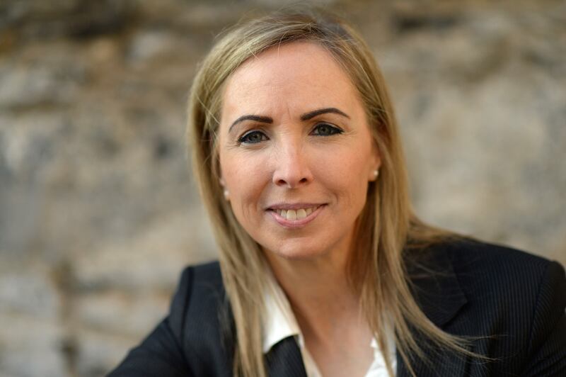 Helen Dixon, Data Protection Commissioner, pictured after publishing the 2018 annual report DPC office in Dublinon February 27th. Photograph: Dara Mac Dónaill/The Irish Times